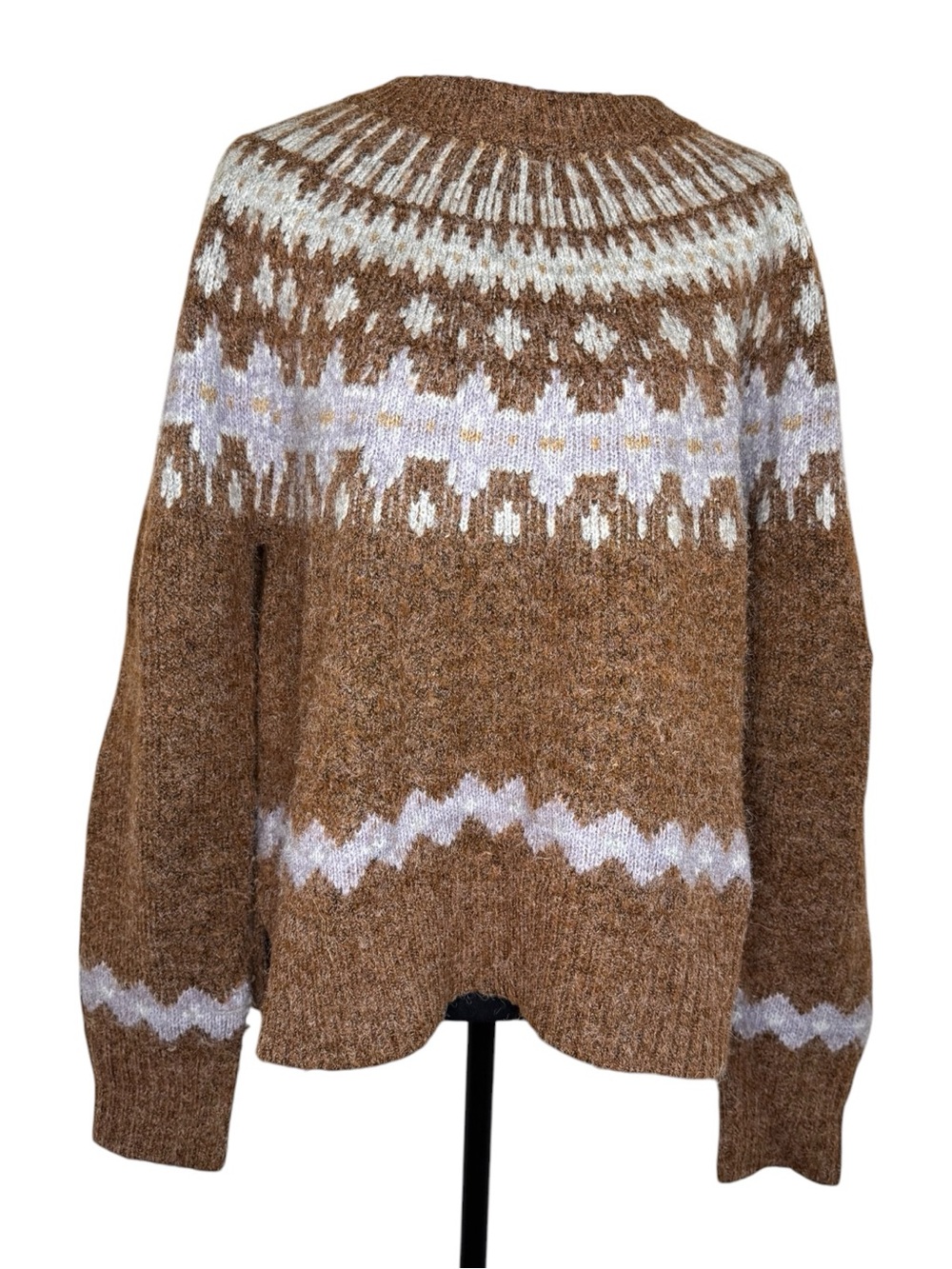 Joie Fair Isle knit pullover sweater